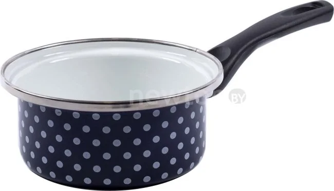 Кастрюля с длинной ручкой Omelia 1-4410400 (горох, синий)