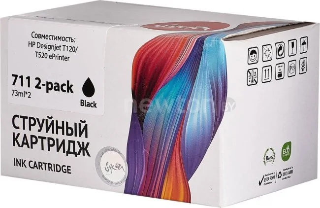 Картридж Sakura Printing SIP2V31A (аналог HP 711 2-pack Black)