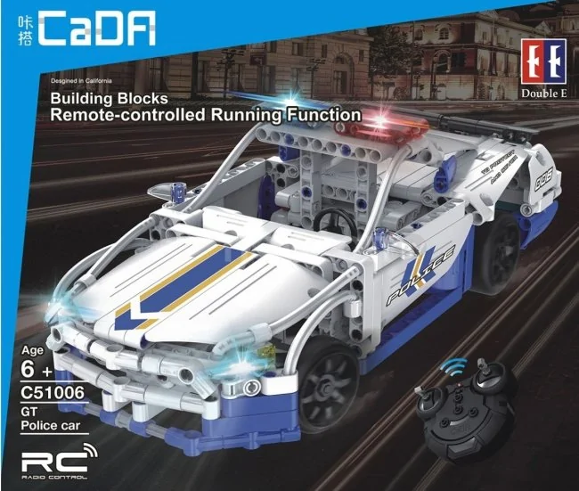 Конструктор CaDa Technic радиоуправляемый Полицейская машина C51006W