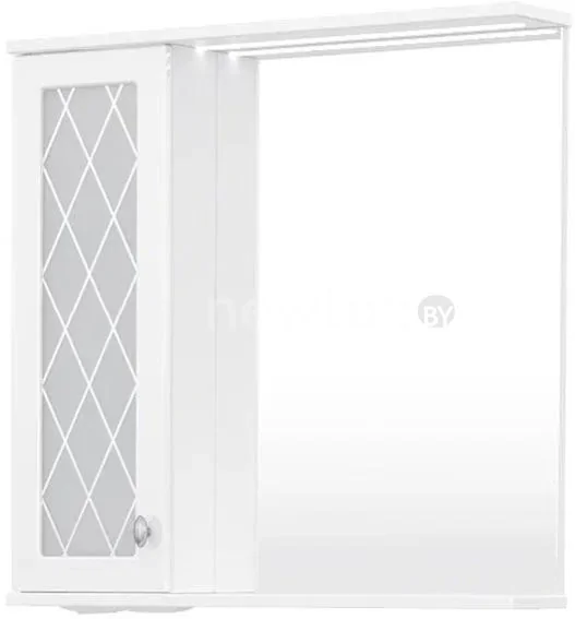 Volna Шкаф с зеркалом Milena 70 L (белый)
