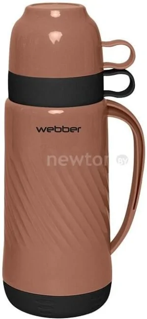 Термос Webber 24007/11S 1л (коричневый/черный)