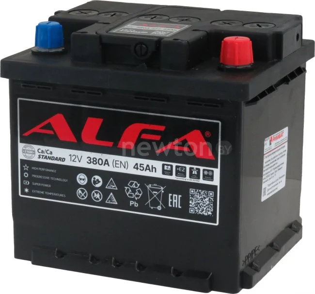 Автомобильный аккумулятор ALFA Standard 45 R+ (45 А·ч)