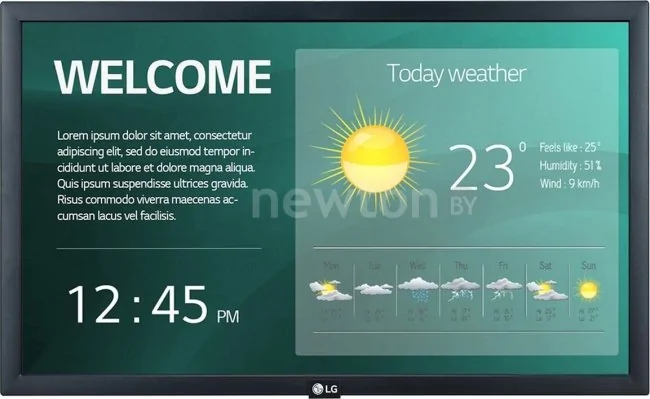 Информационная панель LG 22SM3G-B