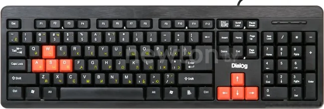 Клавиатура Dialog KS-013U (черный/красный)