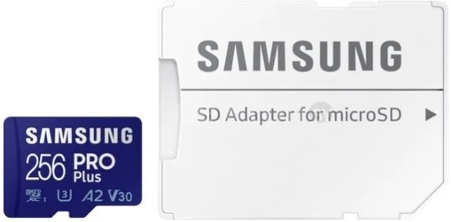 Карта памяти Samsung PRO Plus microSDXC 256GB (с адаптером)