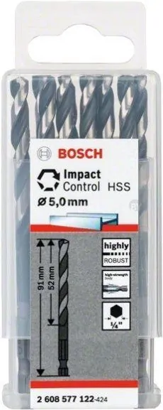 Набор оснастки Bosch 2608577122 (10 предметов)