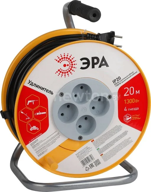 Удлинитель ЭРА RP-4-2x0.75-20m