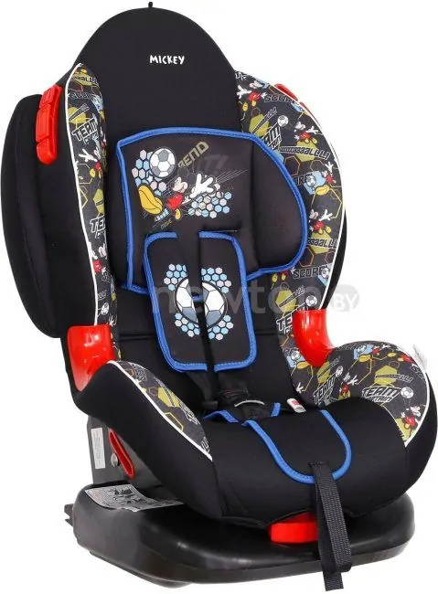 Детское автокресло Siger Кокон ISOfix Микки Маус (футбол/черный)