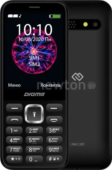 Телефон Digma Linx C281 (черный)