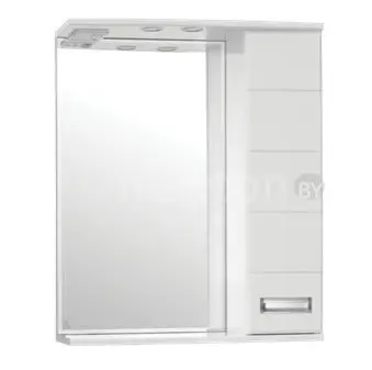Symbolite Шкаф с зеркалом для ванной Ирис 650/С