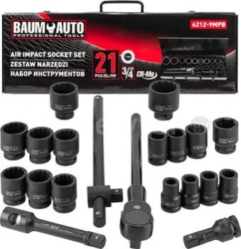 Универсальный набор инструментов BaumAuto BM-6212-9MPB (21 предмет)