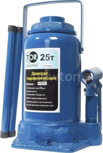 Бутылочный домкрат TOR ДГ-25 г/п 25т