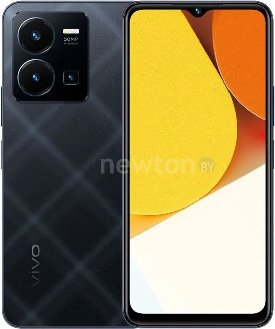Телефон Vivo Y35 4GB/128GB (черный агат)