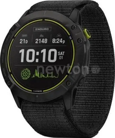 Умные часы Garmin Enduro (cерый DLC-титан/черный ремешок UltraFit)