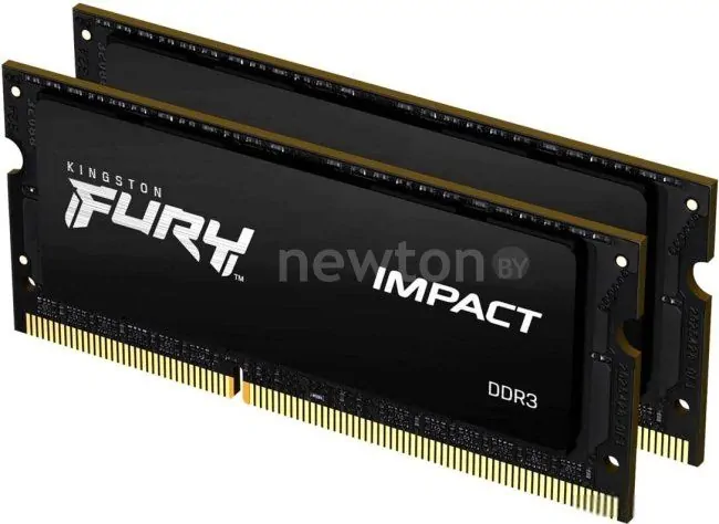 Оперативная память Kingston FURY Impact 2x8GB DDR3 SODIMM PC3-12800 KF316LS9IBK2/16