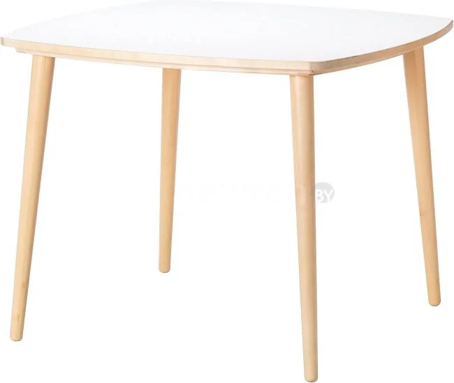 Кухонный стол Ikea Омтэнксам 004.693.99 (белый/береза)