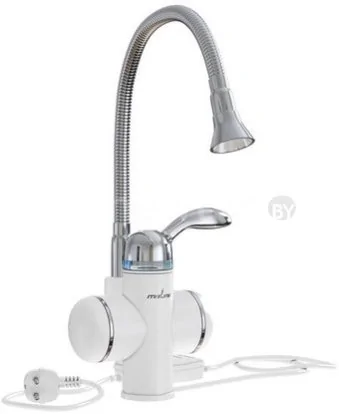 Проточный электрический водонагреватель-кран Mixline WH-002 (белый)