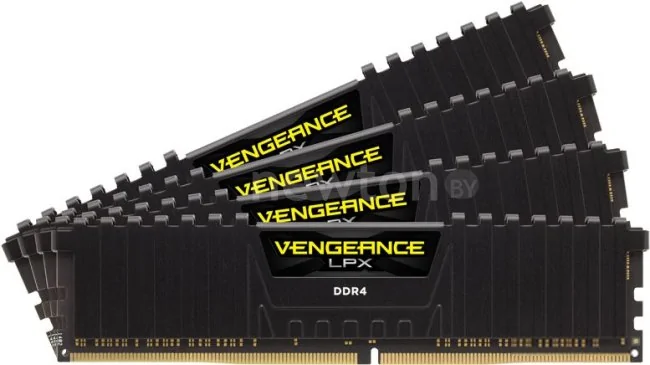 Оперативная память Corsair Vengeance LPX 4x16GB DDR4 PC4-24000 CMK64GX4M4D3000C16