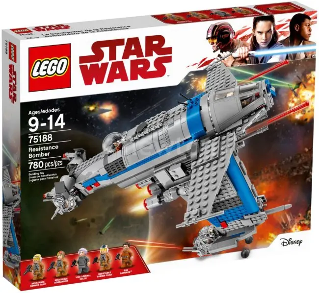 Конструктор LEGO Star Wars 75188 Бомбардировщик Сопротивления
