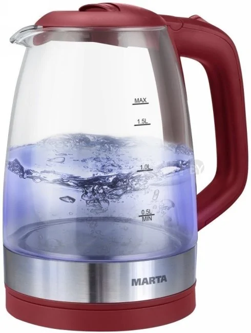 Электрический чайник Marta MT-1098 (бордовый гранат)