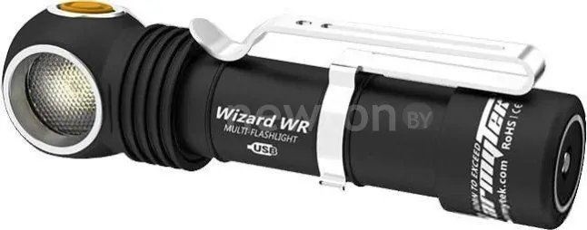 Фонарь Armytek Wizard WR Magnet USB (красно-белый)
