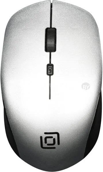 Мышь Oklick 565MW (серебристый/черный)