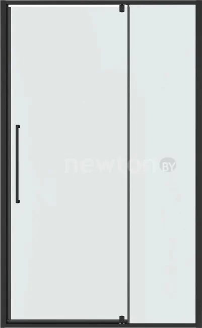 Душевая дверь Niagara Nova NG-35-11AGR 110х195 (графит/прозрачное стекло)