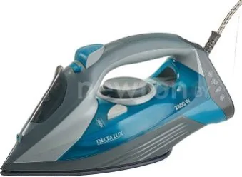 Утюг Delta LUX DE-3002 (серый/бирюзовый)