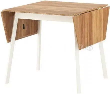 Кухонный стол Ikea ПС 2012 (бамбук/белый) [603.589.06]