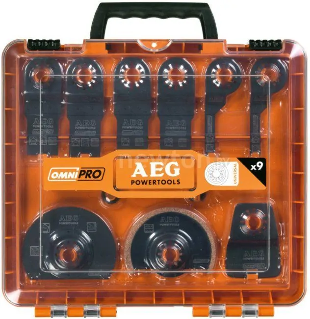 Набор оснастки AEG Powertools OmniPro 9 предметов [4932430314]