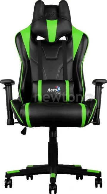 Кресло AeroCool AC220 (черный/зеленый)