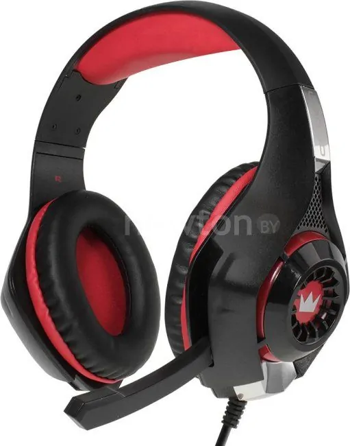 Наушники с микрофоном CrownMicro CMGH-101T (красный)