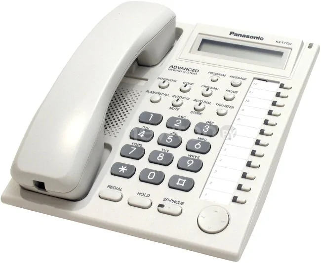 Проводной телефон Panasonic KX-T7730 White