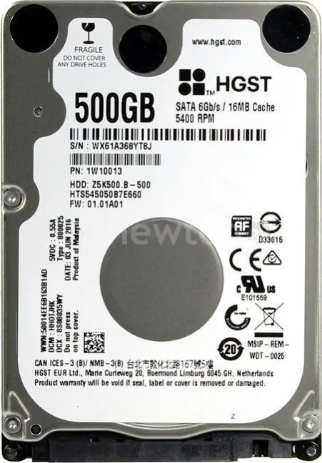 Жесткий диск HGST Travelstar Z5K500.B [HTS545050B7E660]