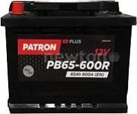 Автомобильный аккумулятор Patron Plus PB65-600L (65 А·ч)