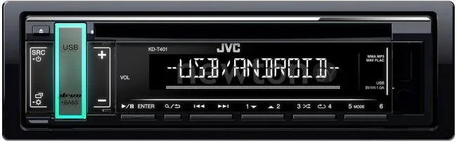 CD/MP3-магнитола JVC KD-T401