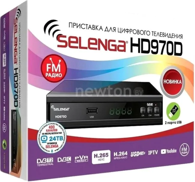 Приемник цифрового ТВ Selenga HD970D