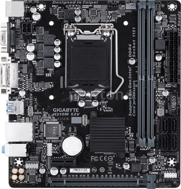 Материнская плата Gigabyte H310M S2V (rev. 1.0)