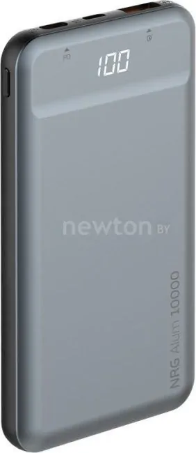 Внешний аккумулятор Deppa NRG Alum LCD 10000mAh (графит)