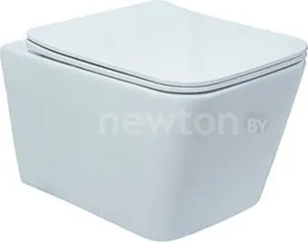Унитаз подвесной Deante Bau VSS01102B с крышкой Slim Soft-Close (белый)