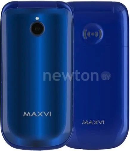 Телефон Maxvi E3 Radiance (синий)