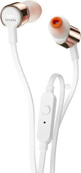 Наушники с микрофоном JBL T210 [JBLT210RGD]