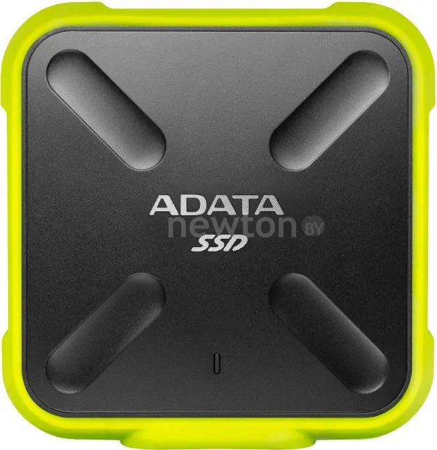 Внешний накопитель A-Data SD700 512GB (черный/желтый) [ASD700-512GU3-CYL]