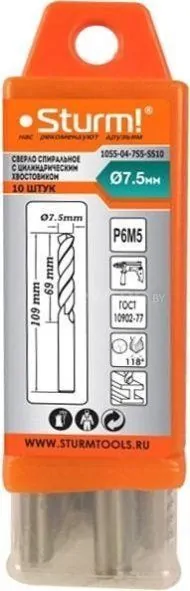 Набор оснастки Sturm 1055-04-7S5-SS10 (10 предметов)