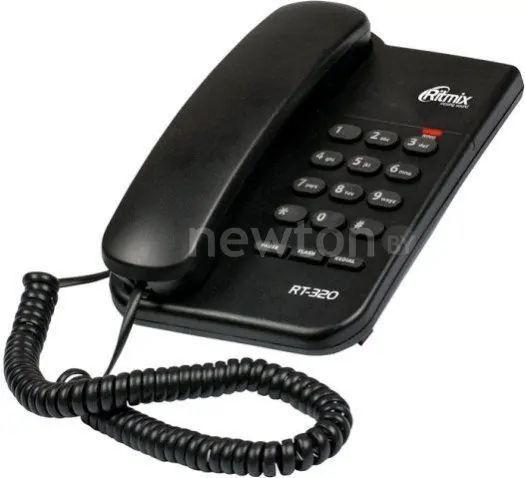 Проводной телефон Ritmix RT-320 (черный)