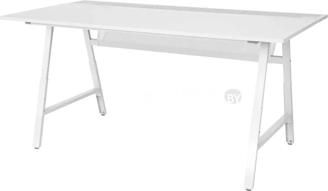 Геймерский стол Ikea Утеспеларе 005.076.31 (светло-серый)