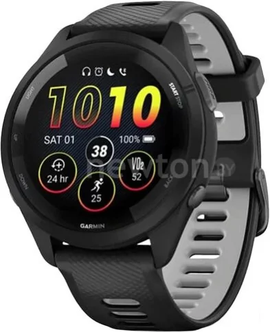 Умные часы Garmin Forerunner 265 (черный/пудрово-серый)