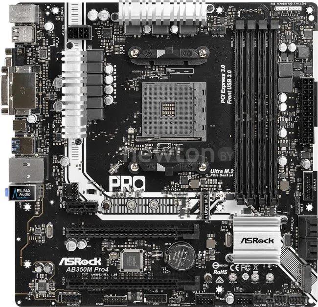 Материнская плата ASRock AB350M Pro4
