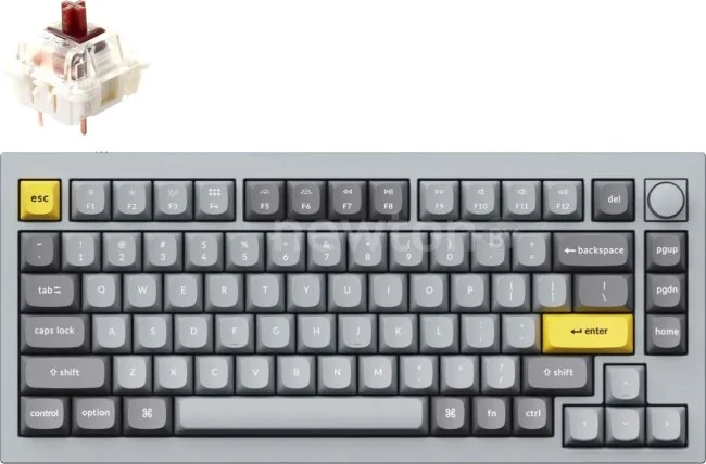 Клавиатура Keychron Q1 V2 RGB Q1-N3-RU (Gateron G Pro Brown)