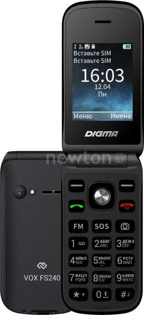 Телефон Digma Vox FS240 (серый)